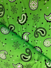 Load image into Gallery viewer, Lime Green Paisley RETAIL
