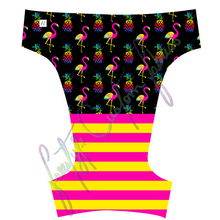 Load image into Gallery viewer, Pink and Yellow Flamingoes
